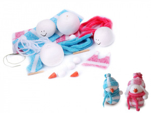 Kreativní sada sněhuláci 2 ks