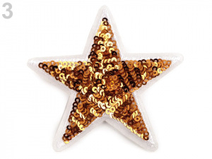 Nažehlovačka hvězda s flitry