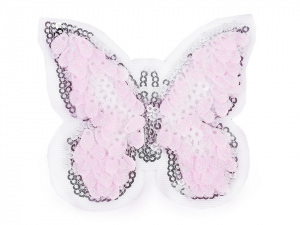 Nažehlovačka motýl s flitry