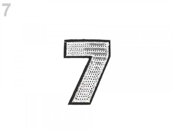 Nažehlovačka čísla s flitry