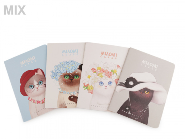 Sešit / zápisník A6 kočka Languo