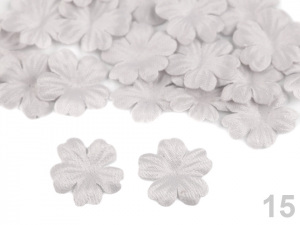 Polotovar k výrobě květů Ø15 mm, Ø16 mm, Ø18 mm saténový