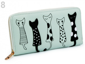 Dámská peněženka kočky 10x19,5 cm