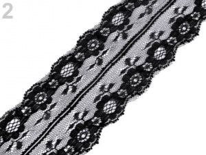 Silonová krajka / vsadka šíře 65 mm