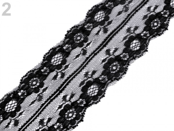 Silonová krajka / vsadka šíře 65 mm