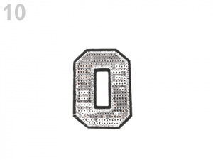 Nažehlovačka čísla s flitry