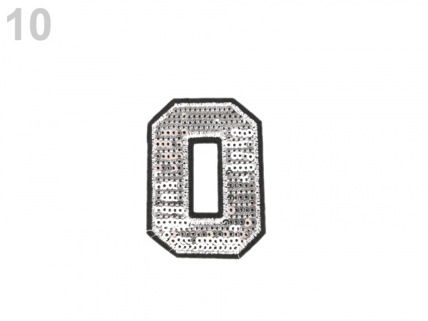 Nažehlovačka čísla s flitry