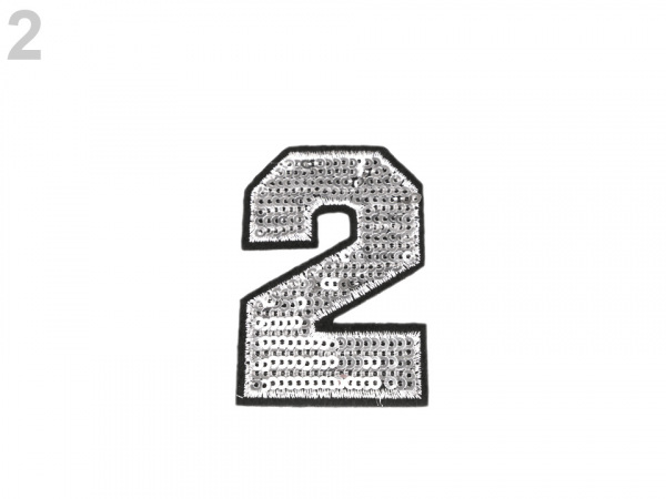 Nažehlovačka čísla s flitry