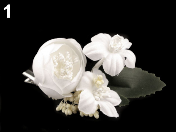 Sponka do vlasů s květy