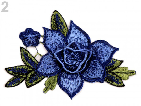 Nažehlovačka květ 3D