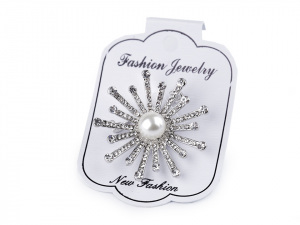 Brož / svatební ozdoba na kytice