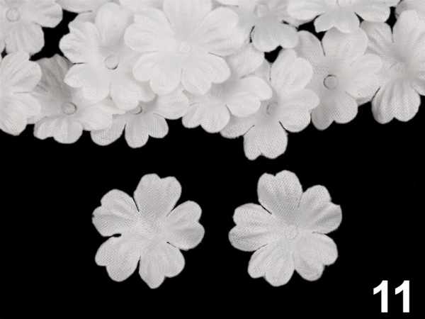 Polotovar k výrobě květů Ø15 mm, Ø16 mm, Ø18 mm saténový