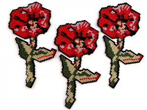 Nažehlovačka vyšívaná - křížkový steh