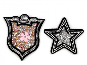 Nažehlovačka erb, hvězda s kamínky