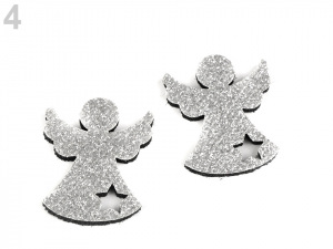 Vánoční dekorace s glitry