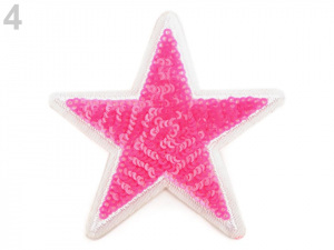 Nažehlovačka hvězda s flitry