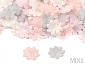 Polotovar k výrobě květů Ø15 mm, Ø16 mm, Ø18 mm saténový