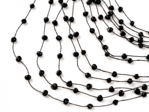 Náhrdelník z broušených korálků víceřadý