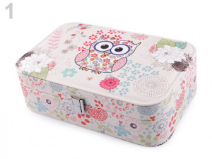 Šperkovnice sova 7x14x22 cm