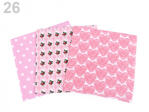 Sada látek na patchwork 40x40 cm