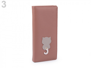 Dámská / dívčí peněženka kočka 8,5x18 cm