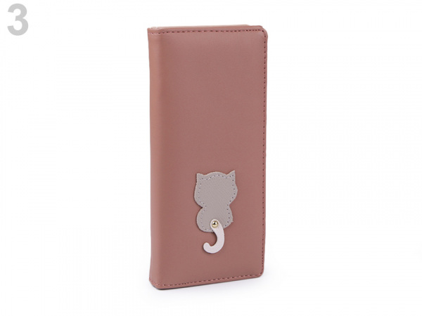 Dámská / dívčí peněženka kočka 8,5x18 cm