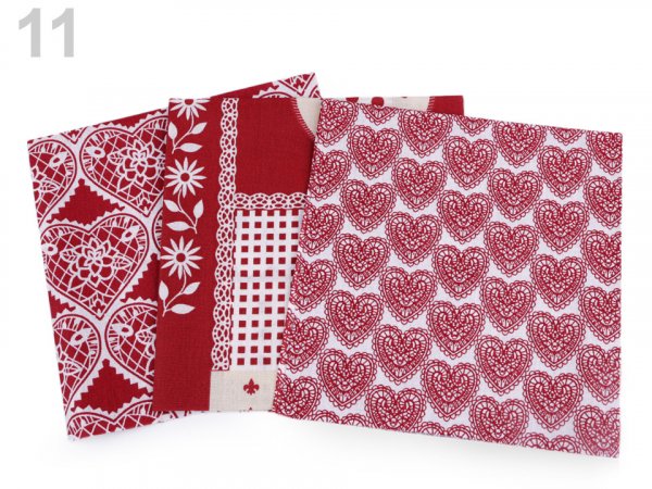 Sada látek na patchwork 40x40 cm