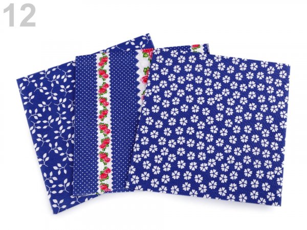 Sada látek na patchwork 40x40 cm