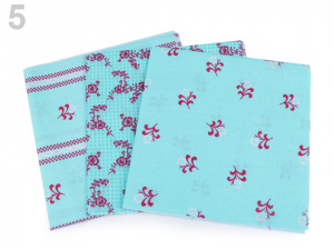 Sada látek na patchwork 40x40 cm