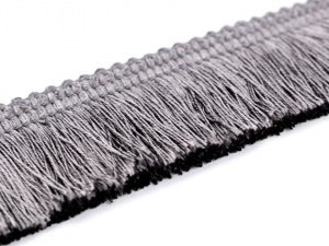 Třásně lesklé, husté šíře 45 mm