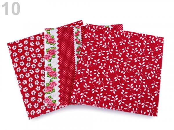 Sada látek na patchwork 40x40 cm