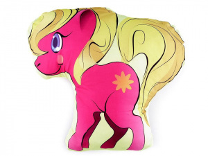 Dekorační polštář s výplní - kočka, pes, kůň, slon, auto, traktor