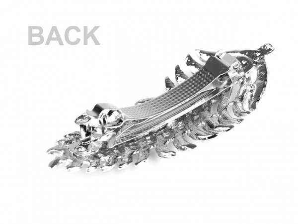 Francouzká spona do vlasů s broušenými kamínky