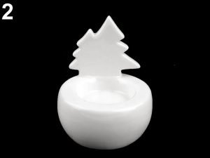 Vánoční svícen hvězda, stromeček