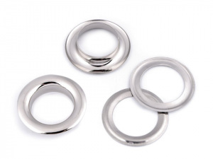 Průchodky s podložkou lesklé Ø17 mm nerezavějící