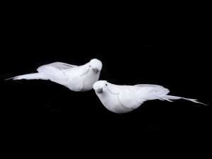 Dekorace ptáček / holubice malá