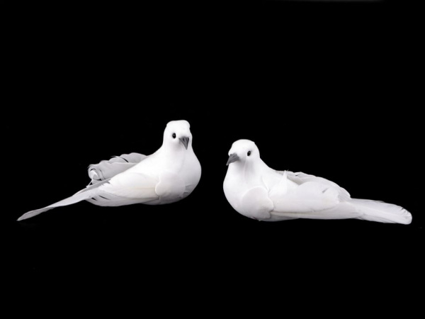 Dekorace ptáček / holubice  velká