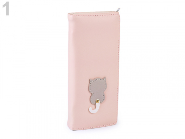 Dámská / dívčí peněženka kočka 8,5x18 cm