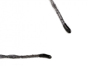 Kroucená čelenka do vlasů s lurexem