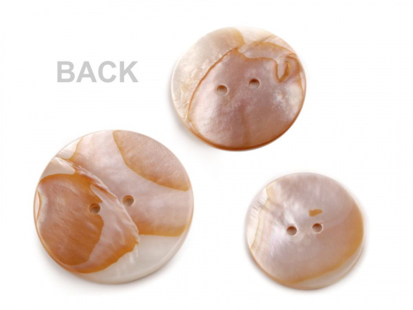 Perleťový knoflík velikost 40", 48", 54"