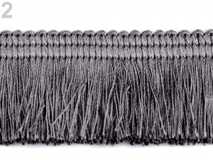 Třásně lesklé, husté šíře 45 mm