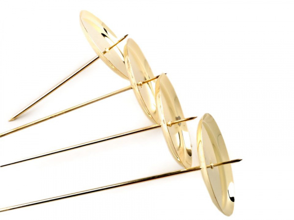 Bodce na svíčky Ø7 cm dlouhé