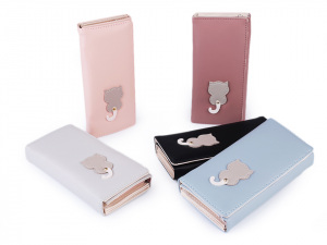 Dámská / dívčí peněženka kočka 8,5x18 cm