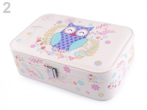 Šperkovnice sova 7x14x22 cm