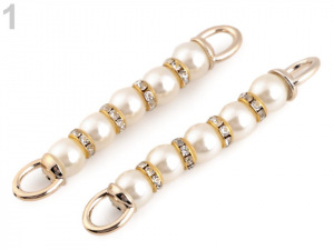 Ozdoba perly k našití na boty / kabelky