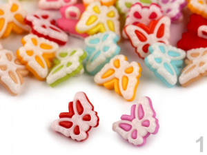 Knoflík dětský sova, žabka, kachnička, motýl, ryba