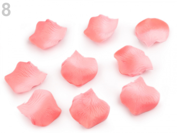 Dekorace plátky růží