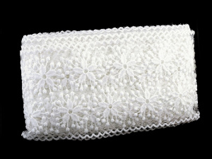 Vyšívaná krajka / vsadka šíře 11 cm