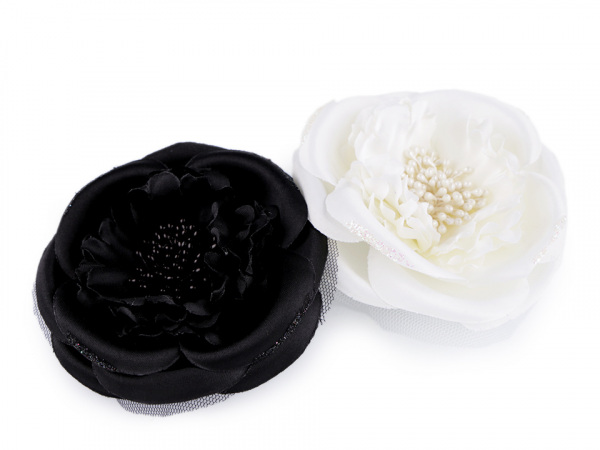 Brož / ozdoba růže Ø10,5 cm