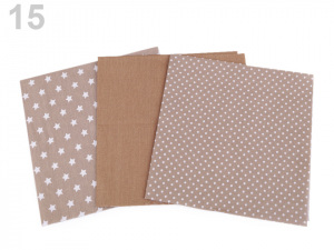 Sada látek na patchwork 40x40 cm